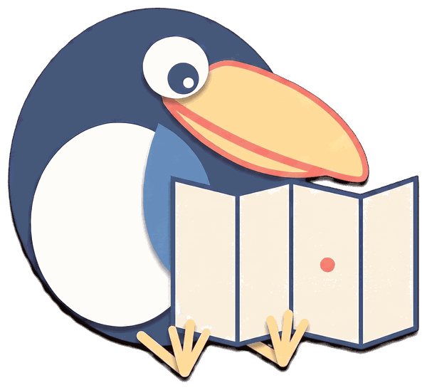 Le toucan prépare le parcours